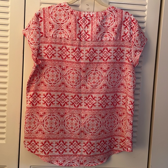 DONATED❌Croft& Barrel, Floral Print Blouse, Sz PXL - Picture 5 of 12